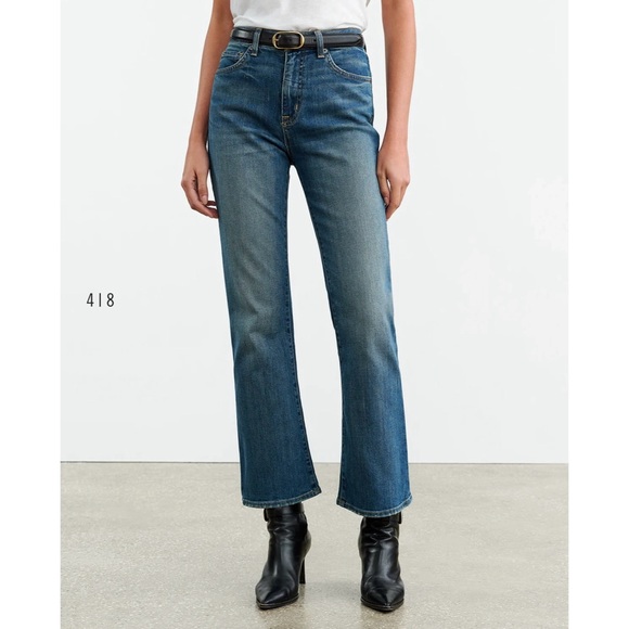 NWT Nili Lotan Bootcut Midrise Jean in Classic Wash - Picture 6 of 13